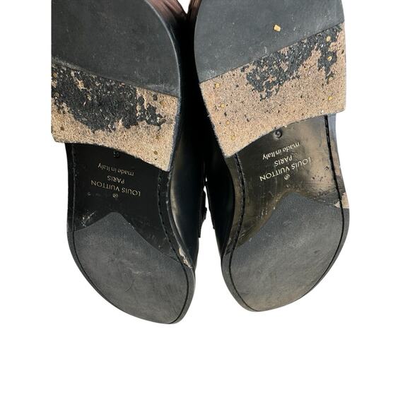 Louis Vuitton Unisex Rainbow Holographic Chain Link Loafers Leather 6 8W - Picture 7 of 10